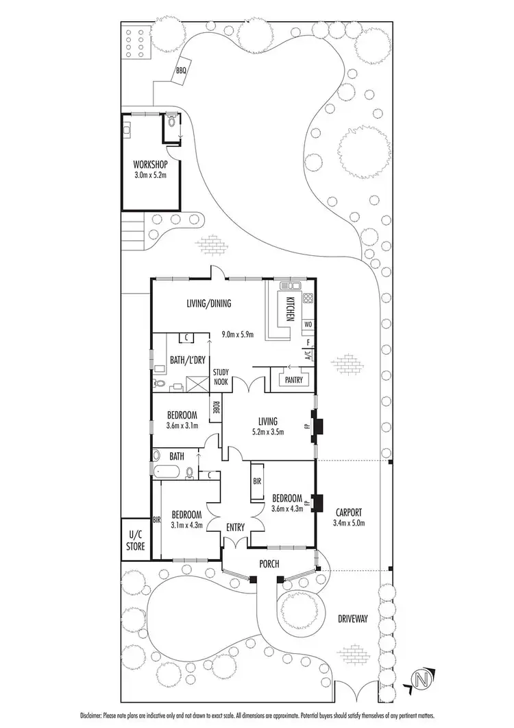 Floorplan of Homely house listing, 49 Mitchell Street, Bentleigh VIC 3204