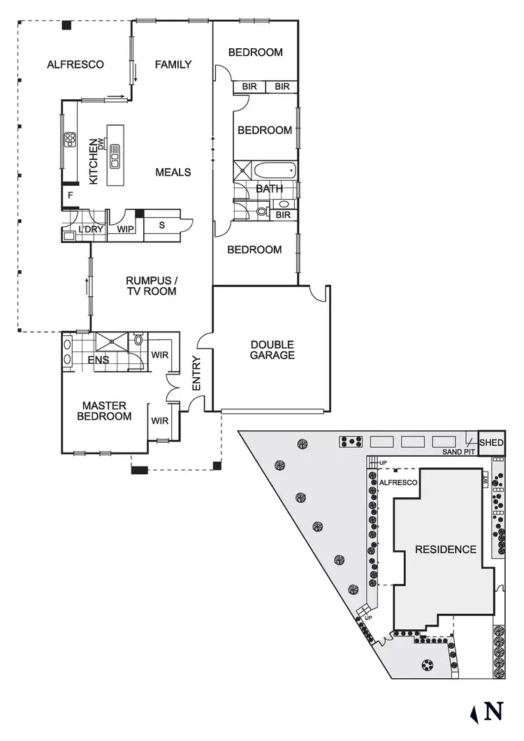 Floorplan of Homely house listing, 2 Vitae Court, Doreen VIC 3754