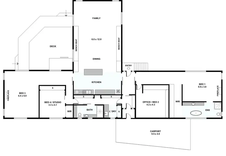 Floorplan of Homely rural property listing, 138 Nyora Road, Healesville VIC 3777