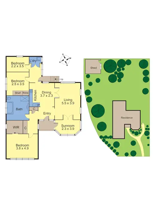 Floorplan of Homely house listing, 14 Bright Street, Camberwell VIC 3124