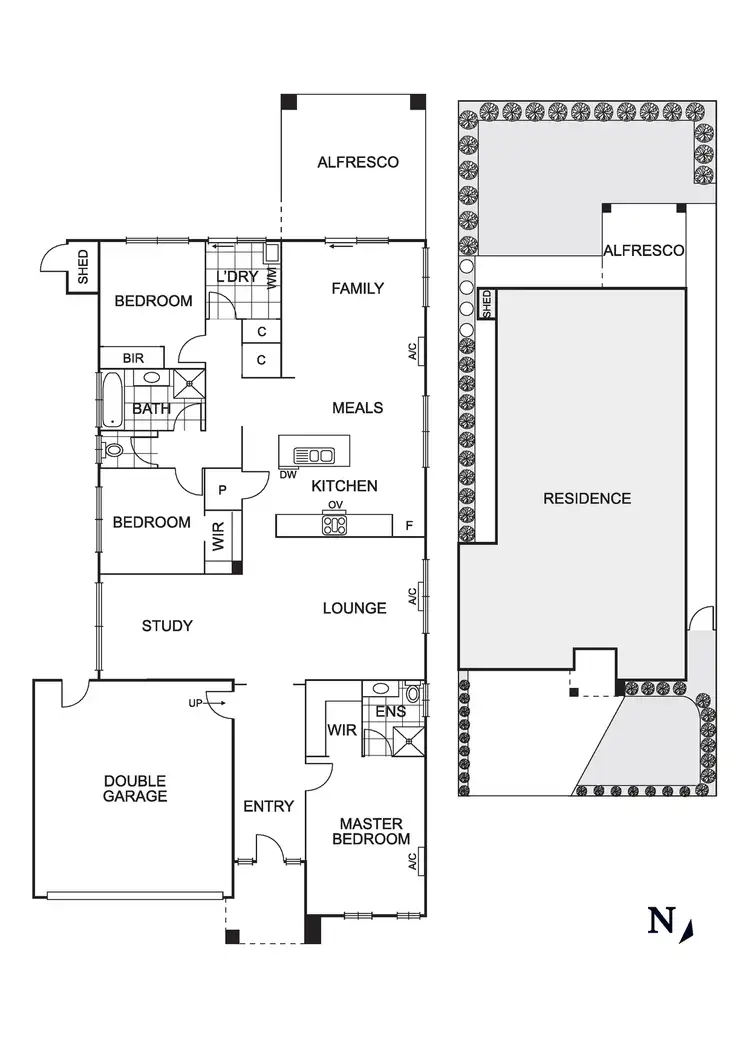 Floorplan of Homely house listing, 32 Coulthard Crescent, Doreen VIC 3754