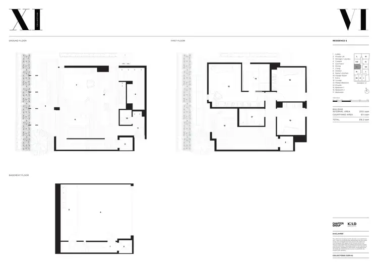 Floorplan of Homely townhouse listing, 6/11 Mowbray Street, Hawthorn East VIC 3123