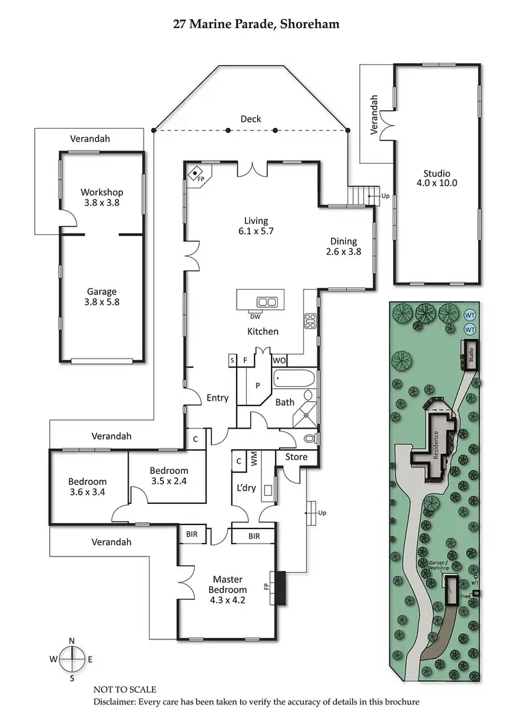 Floorplan of Homely house listing, 27 Marine Parade, Shoreham VIC 3916
