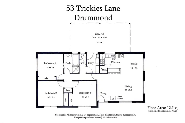 Floorplan of Homely house listing, 52 Trickeys Lane, Drummond VIC 3461