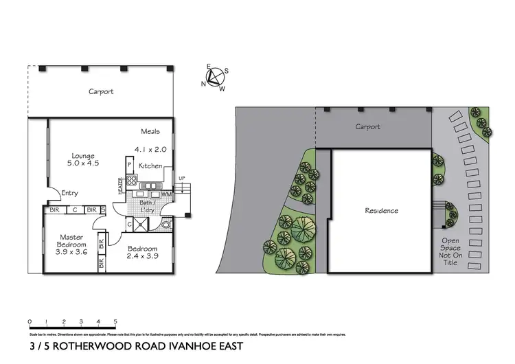 Floorplan of Homely unit listing, 3/5 Rotherwood Road, Ivanhoe East VIC 3079