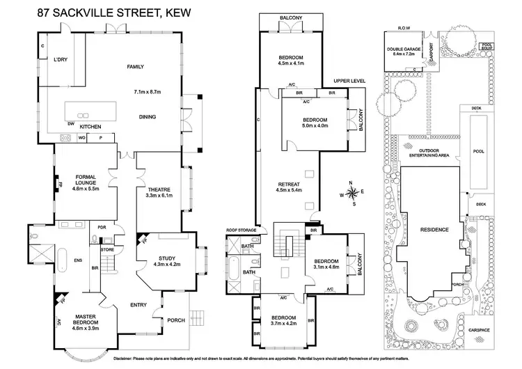 Floorplan of Homely house listing, 87 Sackville Street, Kew VIC 3101