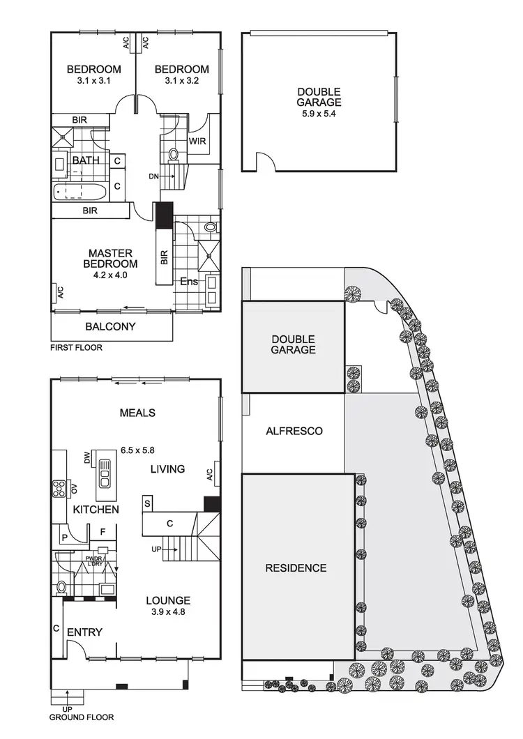 Floorplan of Homely house listing, 20 Basilica Vista, Mernda VIC 3754