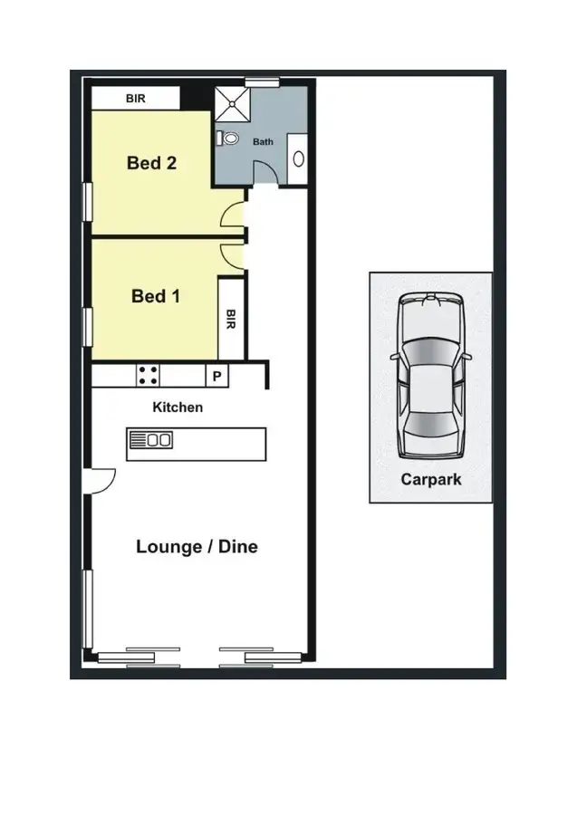 Floorplan of Homely apartment listing, 1587 Point Nepean Road, Rosebud West VIC 3940
