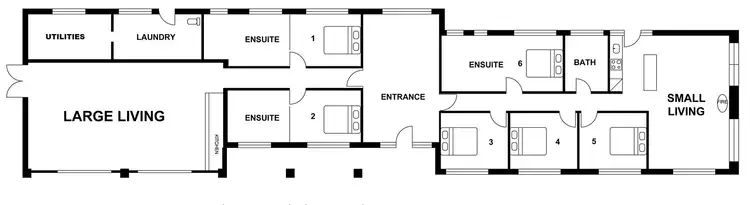 Floorplan of Homely house listing, 80 Mossops Road, Bullarto VIC 3461
