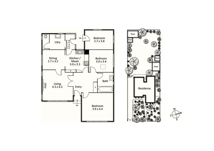 Floorplan of Homely house listing, 5 Rose Street, Highett VIC 3190