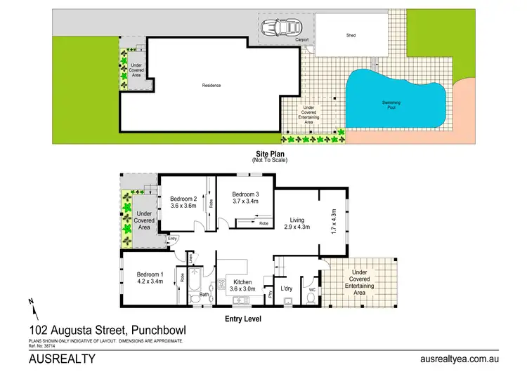Floorplan of Homely house listing, 102 Augusta Street, Punchbowl NSW 2196