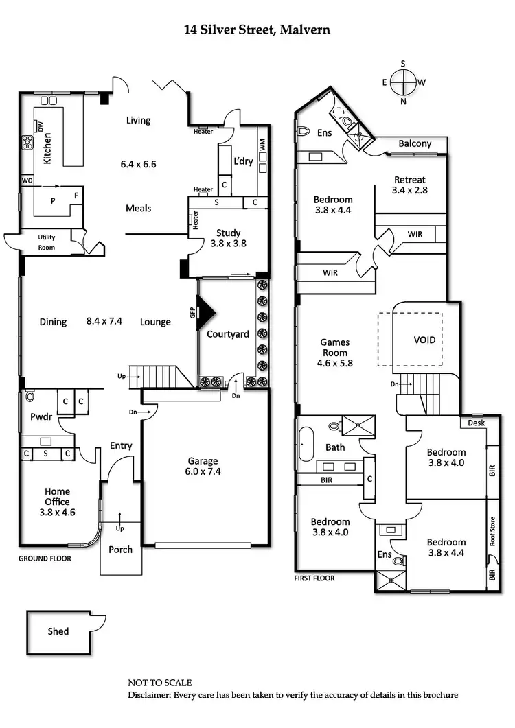 Floorplan of Homely house listing, 14 Silver Street, Malvern VIC 3144