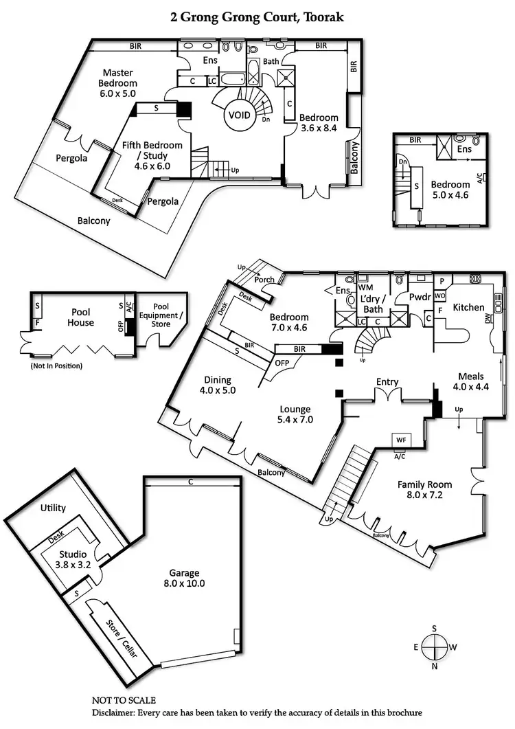 Floorplan of Homely house listing, 2 Grong Grong Court, Toorak VIC 3142
