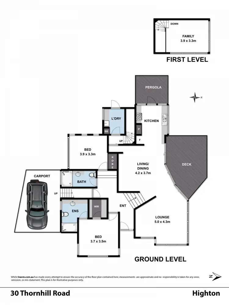 Floorplan of Homely house listing, 30 Thornhill Road, Highton VIC 3216