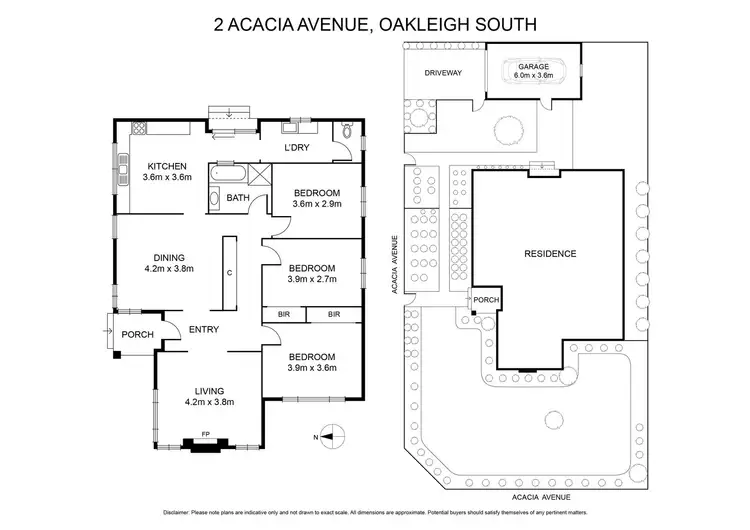 Floorplan of Homely house listing, 2 Acacia Avenue, Oakleigh South VIC 3167