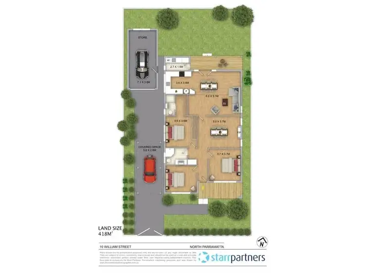 Floorplan of Homely house listing, 10 William Street, North Parramatta NSW 2151