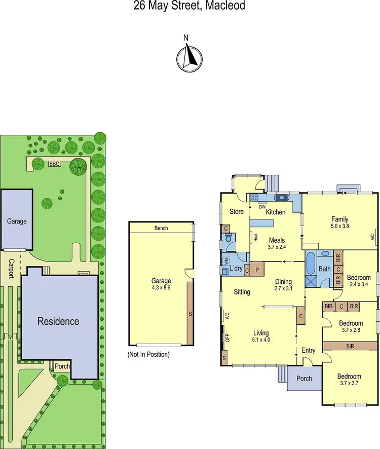 Floorplan of Homely house listing, 26 May Street, Macleod VIC 3085