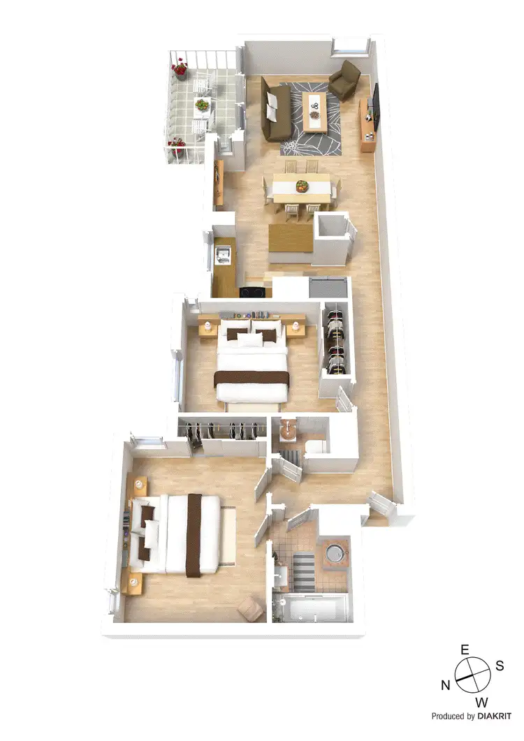 Floorplan of Homely apartment listing, 19/343 Church Street, Richmond VIC 3121
