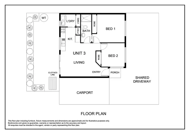 Floorplan of Homely unit listing, 3/14 Indwe Street, West Footscray VIC 3012
