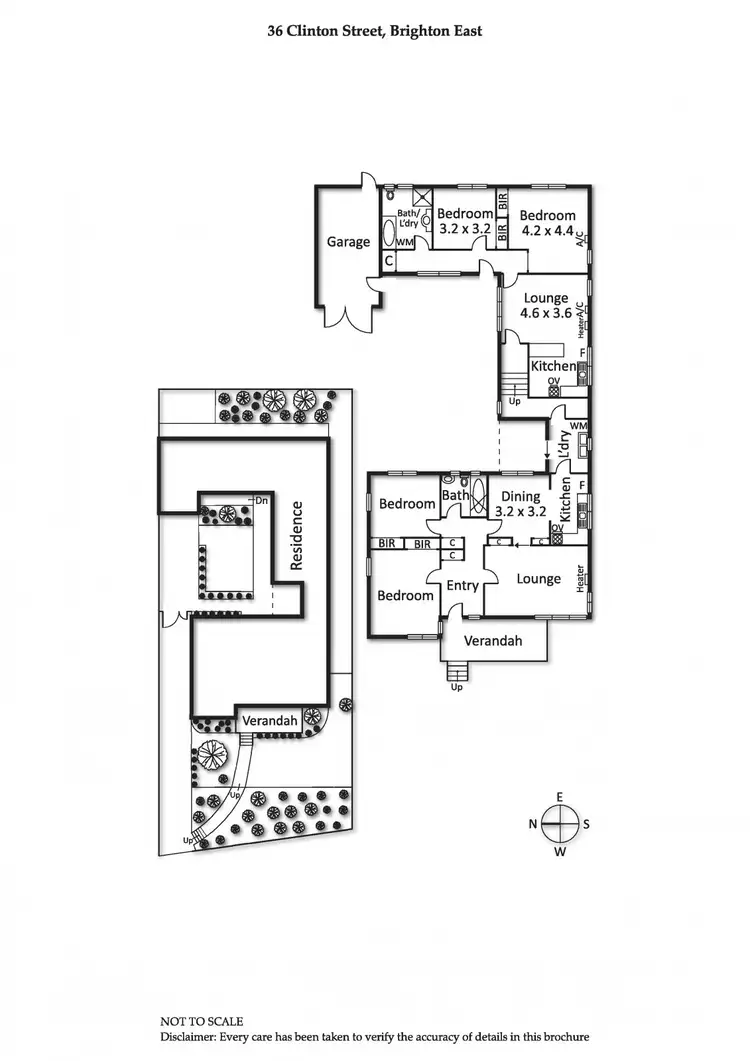 Floorplan of Homely house listing, 36 Clinton Street, Brighton East VIC 3187