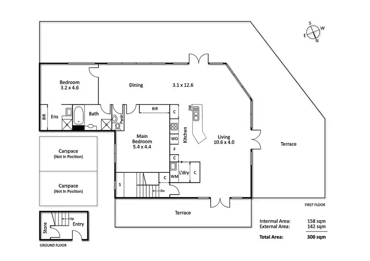 Floorplan of Homely apartment listing, 4/156 Bay Street, Port Melbourne VIC 3207
