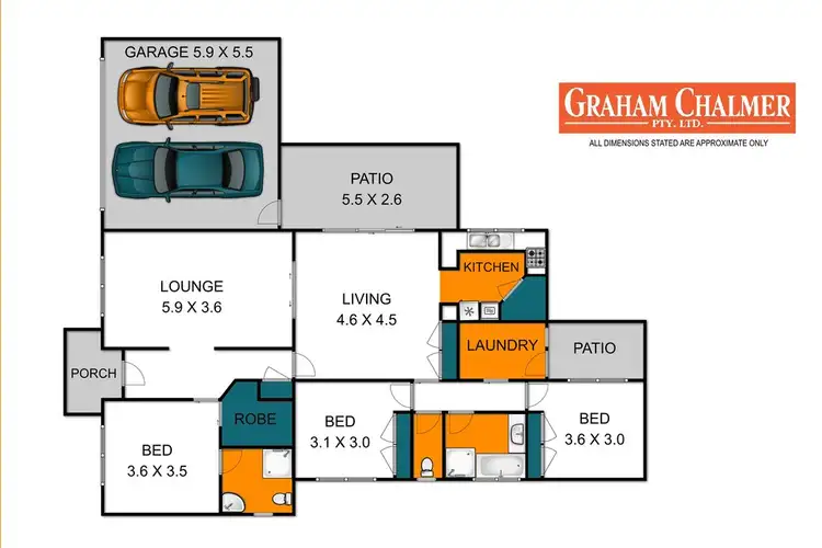 Floorplan of Homely house listing, 92 Lansdowne Street, Sale VIC 3850