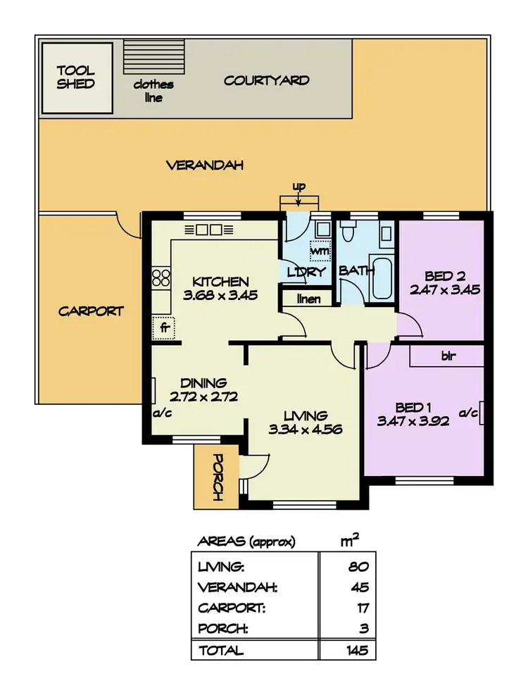 Floorplan of Homely house listing, 15/1 Hazel Road, Salisbury East SA 5109