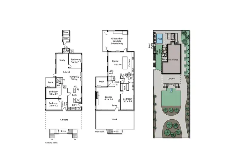 Floorplan of Homely house listing, 14 Vale Street, Flinders VIC 3929
