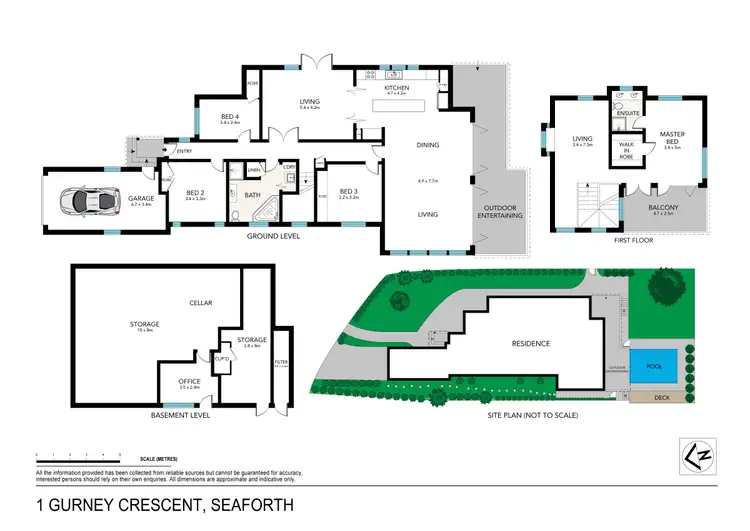 Floorplan of Homely house listing, 1 Gurney Crescent, Seaforth NSW 2092