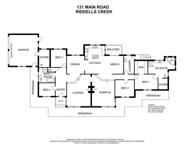 Floorplan of Homely house listing, 131 Main Road, Riddells Creek VIC 3431
