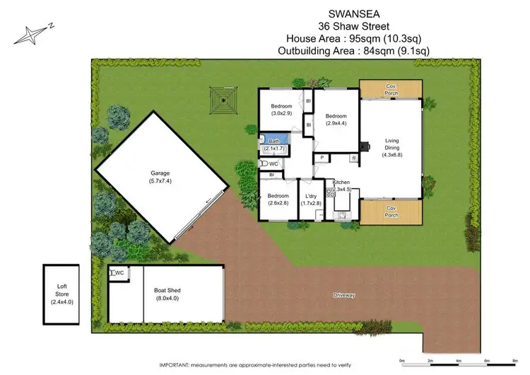 Floorplan of Homely house listing, 34 Shaw Street, Swansea TAS 7190