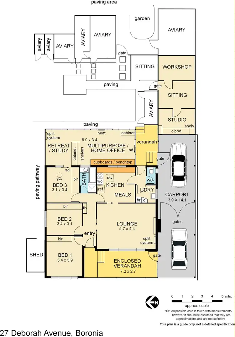 Floorplan of Homely house listing, 27 Deborah Avenue, Boronia VIC 3155
