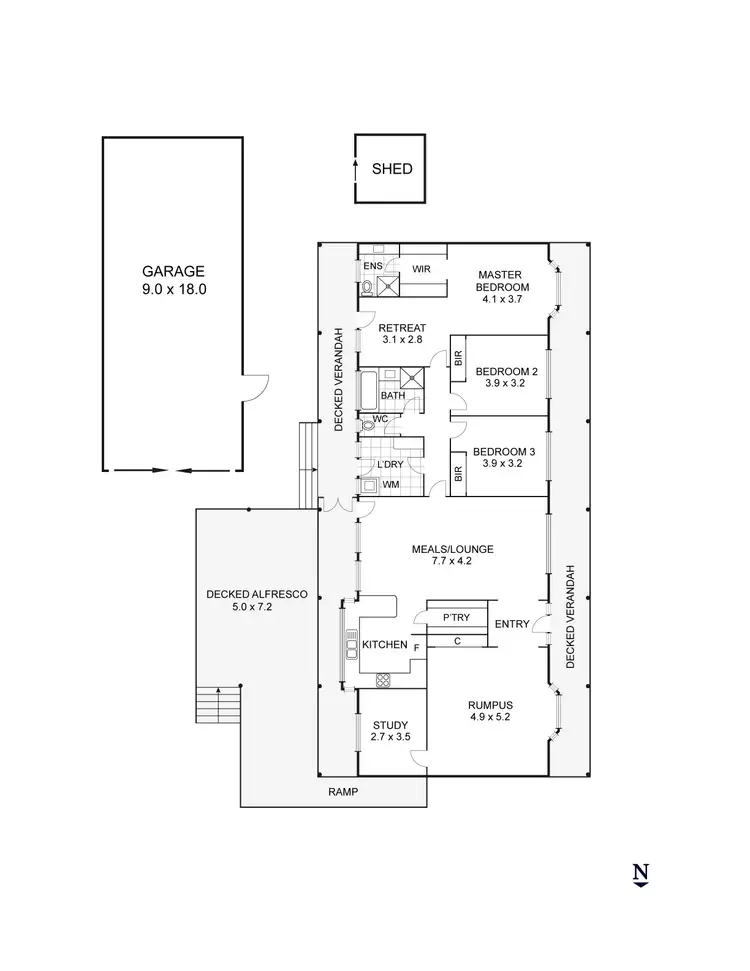 Floorplan of Homely house listing, 16 Budd Avenue, Wallan VIC 3756