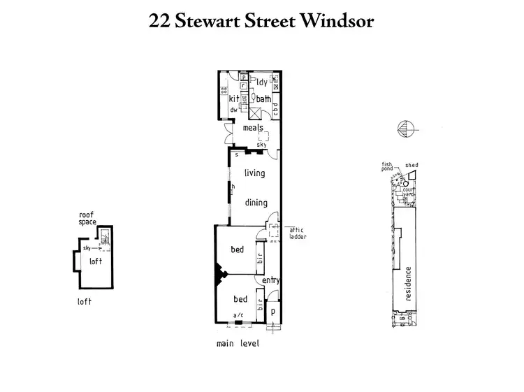Floorplan of Homely apartment listing, 22 Stewart Street, Windsor VIC 3181