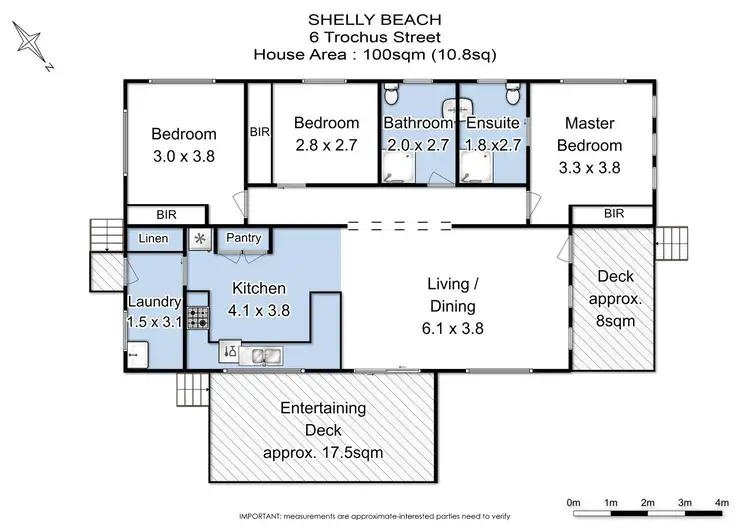 Floorplan of Homely house listing, 6 Trochus Street, Orford TAS 7190