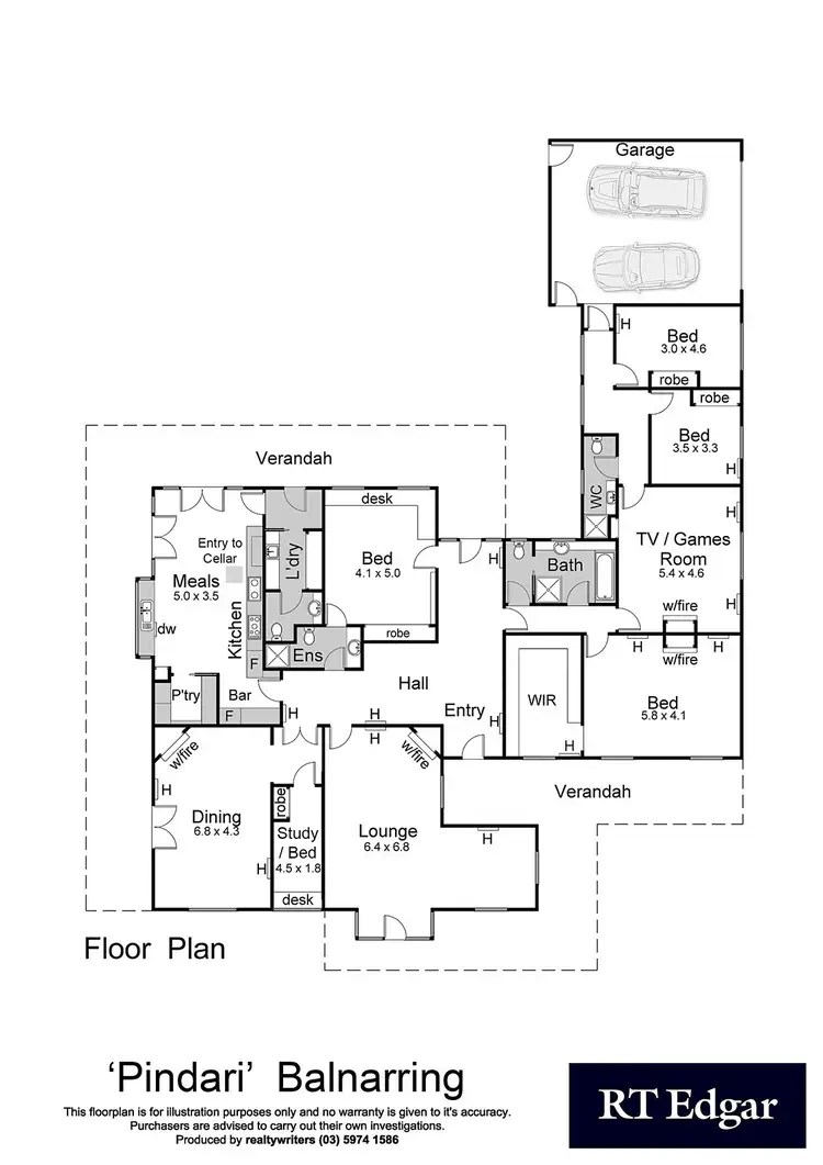 Floorplan of Homely house listing, 128 Balnarring Road, Balnarring VIC 3926