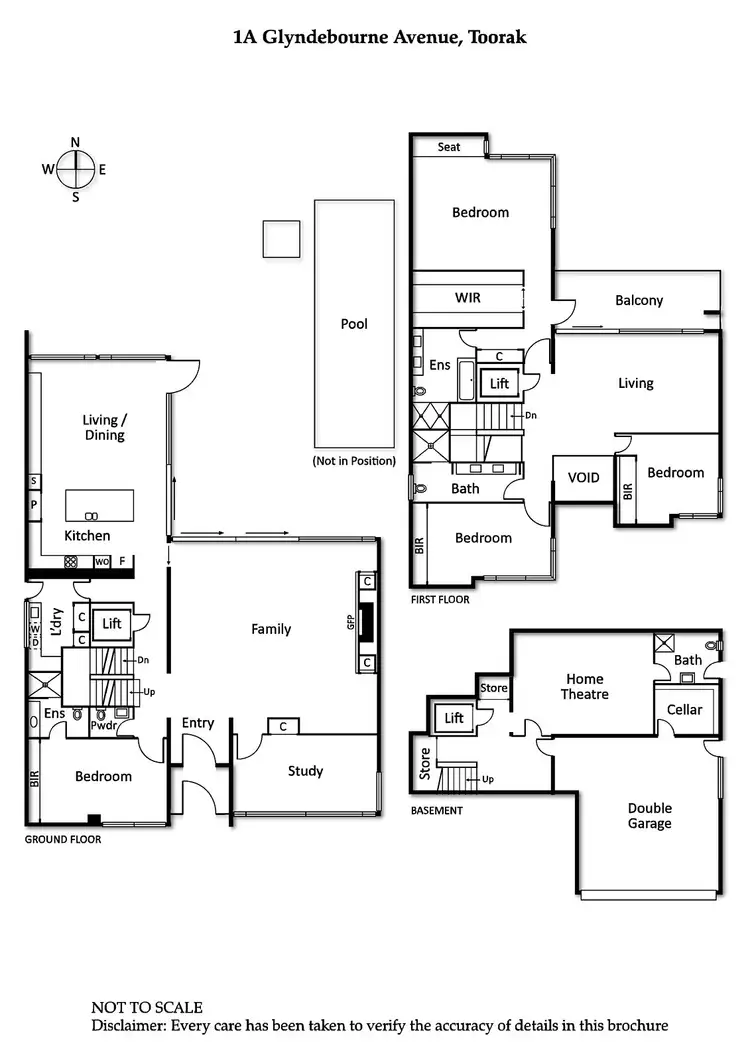 Floorplan of Homely house listing, 1A Glyndebourne Avenue, Toorak VIC 3142
