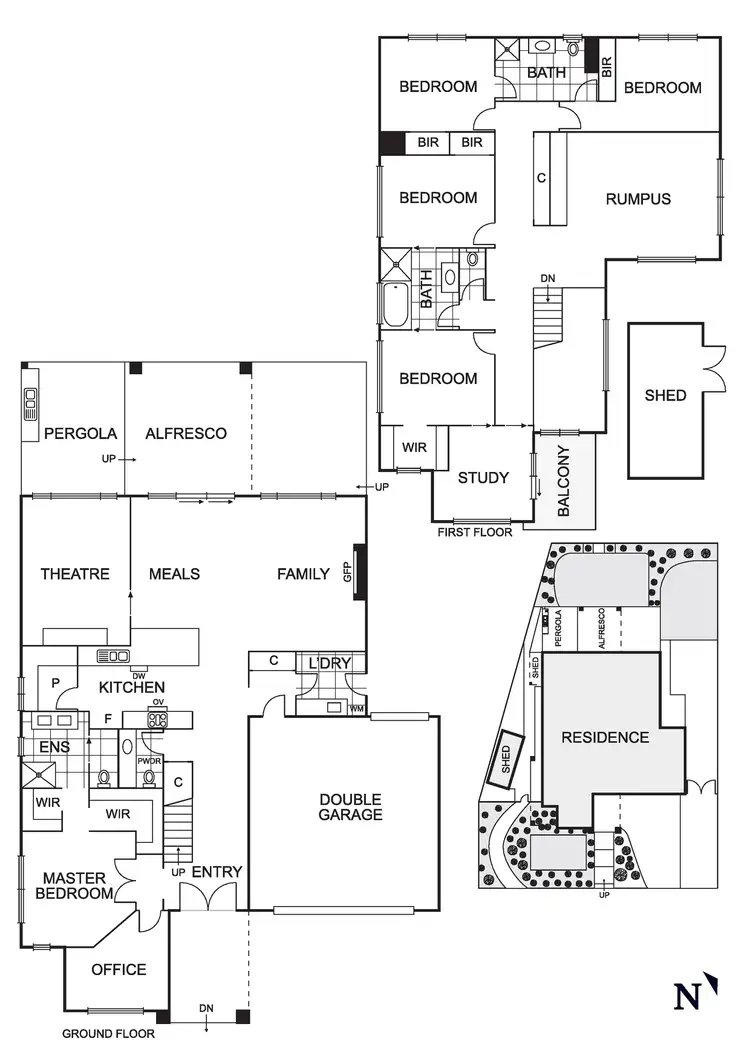 Floorplan of Homely house listing, 43 Coulthard Crescent, Doreen VIC 3754