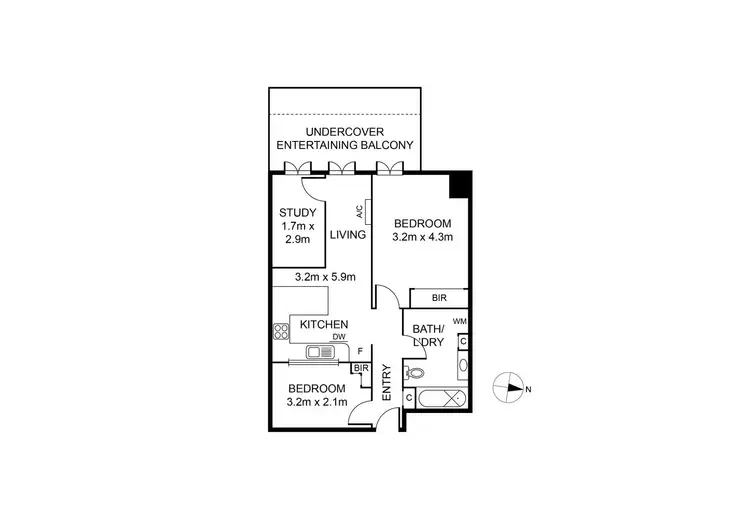 Floorplan of Homely apartment listing, 8/14-16 fitzroy Street, St Kilda VIC 3182