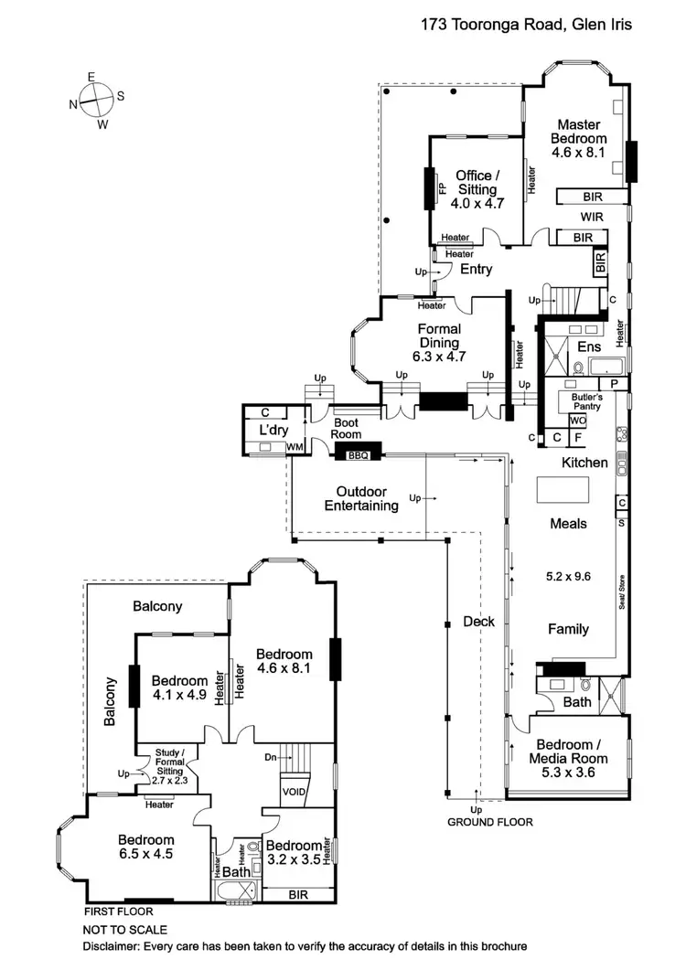 Floorplan of Homely house listing, 173 Tooronga Road, Glen Iris VIC 3146