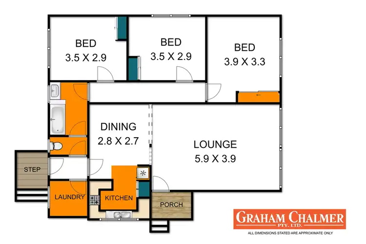 Floorplan of Homely house listing, 144 Dawson Street, Sale VIC 3850