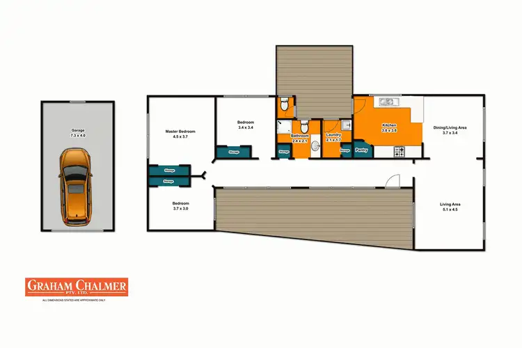 Floorplan of Homely house listing, 28 Buckley Street, Sale VIC 3850