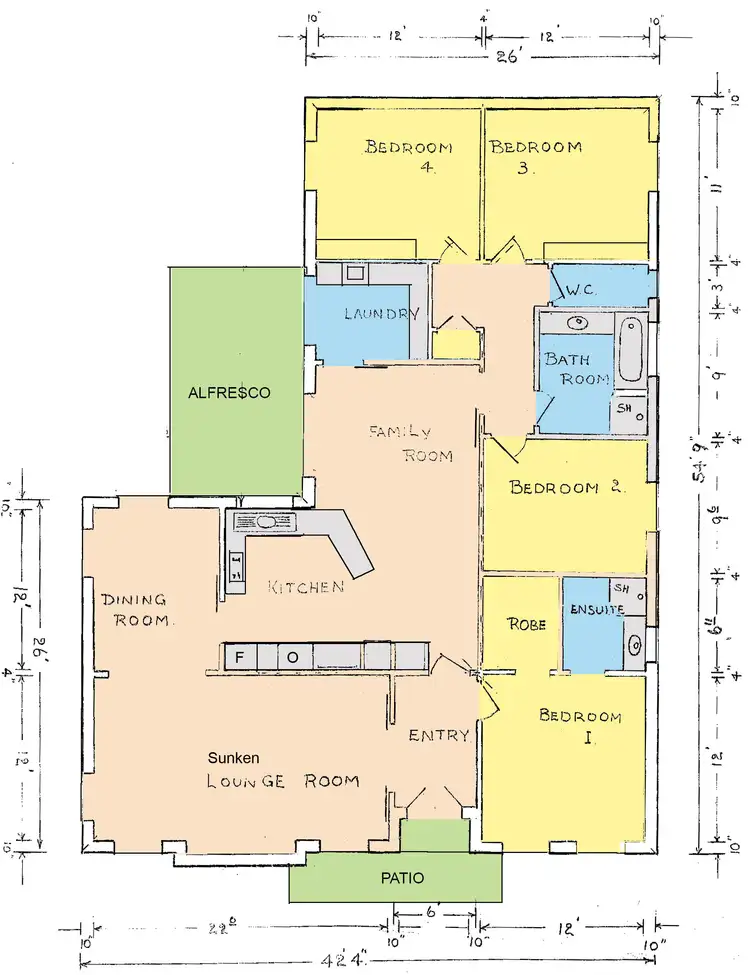 Floorplan of Homely house listing, 5 Blanks Court, Wurruk VIC 3850