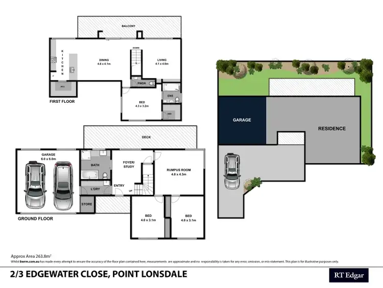 Floorplan of Homely house listing, 2/3 Edgewater Close, Queenscliff VIC 3225