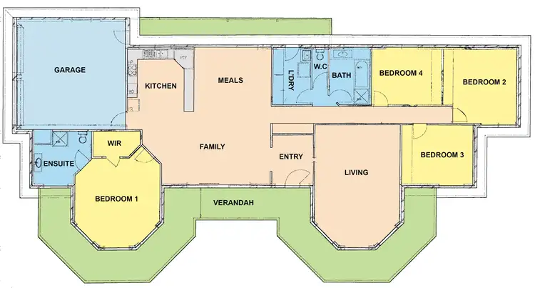 Floorplan of Homely rural property listing, 187 Sale-Cowwarr Road, Fulham VIC 3851