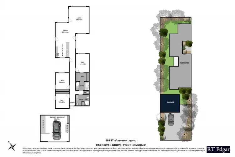 Floorplan of Homely house listing, 1/13 Girvan Grove, Point Lonsdale VIC 3225