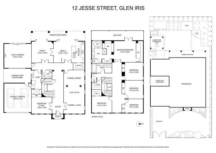 Floorplan of Homely house listing, 12 Jesse Street, Glen Iris VIC 3146