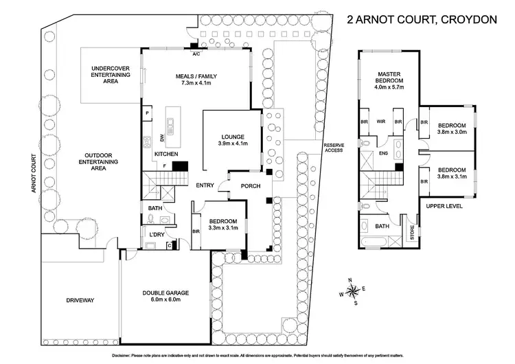Floorplan of Homely house listing, 2 Arnot Court, Croydon VIC 3136
