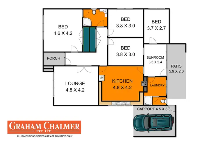 Floorplan of Homely house listing, 126 Fitzroy Street, Sale VIC 3850