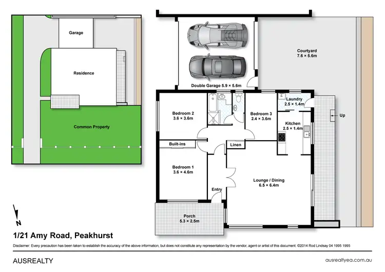 Floorplan of Homely villa listing, 1/21 Amy Road, Peakhurst NSW 2210